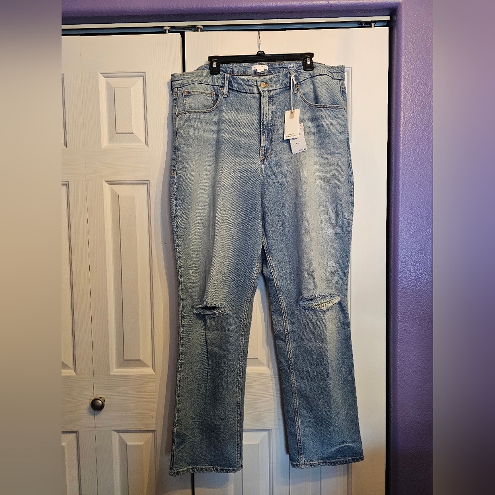 Size ~ 18 Good American Good Icon straight jeans.